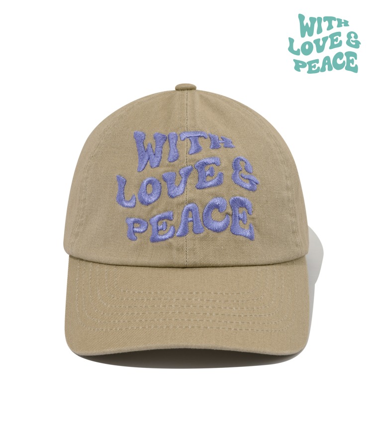 VSW Love &amp; Peace Ball Cap Beige