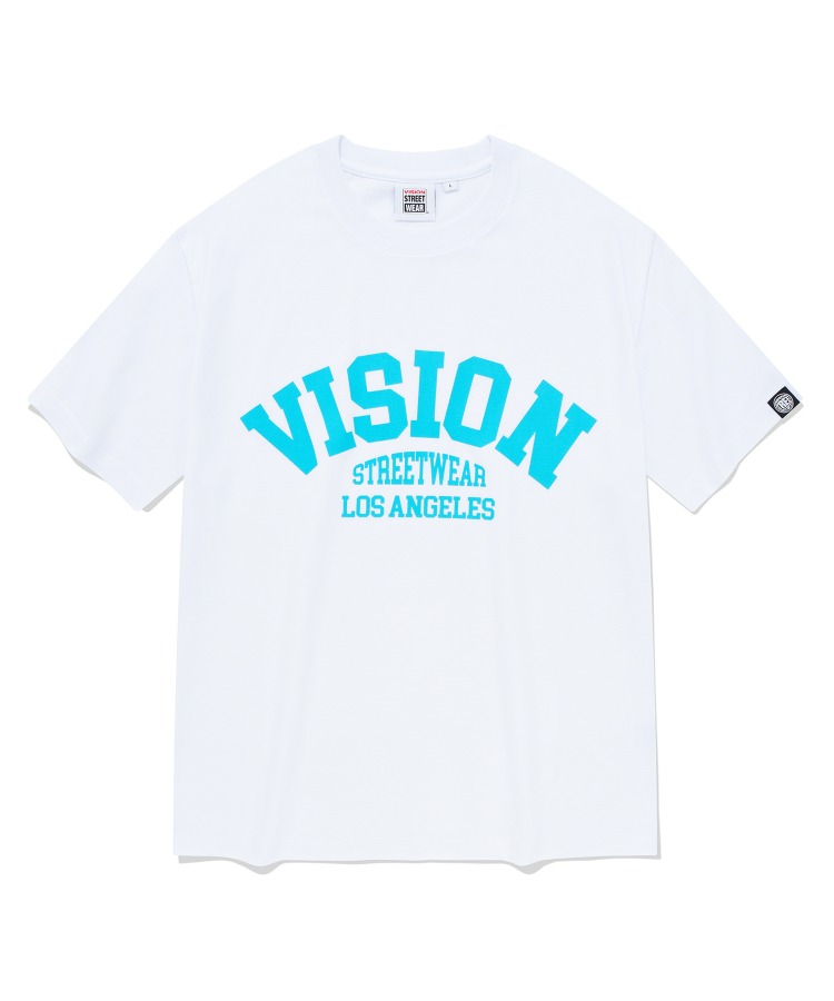 VSW Arch Logo T-Shirts Neon Blue
