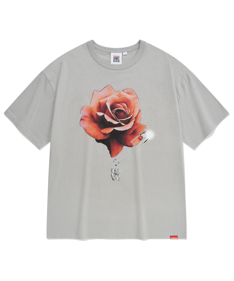 VSW Rose Pin T-Shirts Warm Gray
