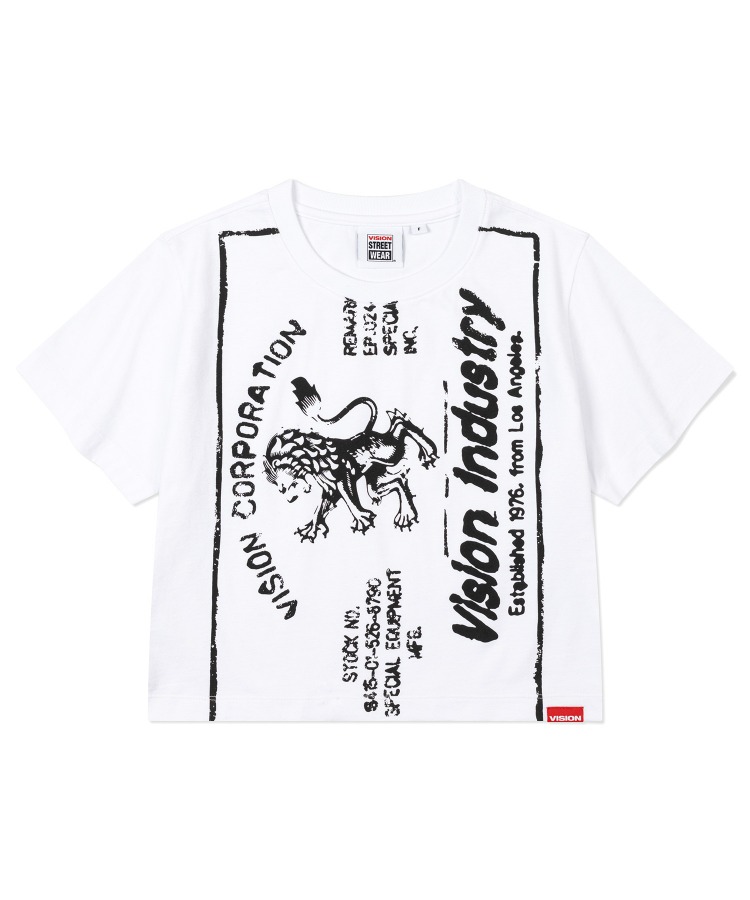 VSW Industry Logo Crop WS T-Shirts White