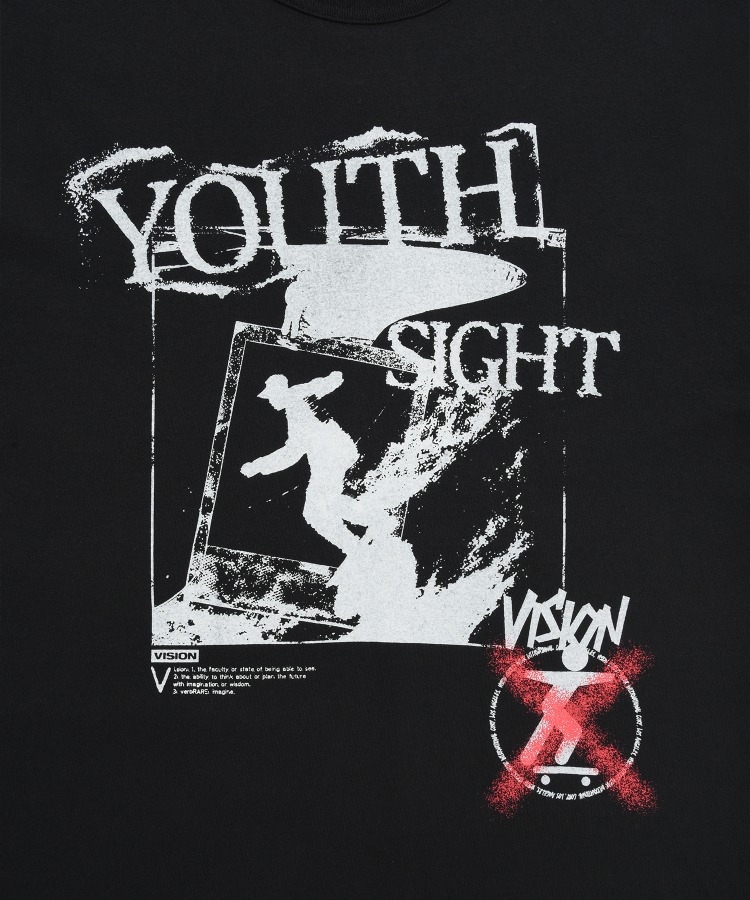 VSW Skate Board Photo T-Shirts Black