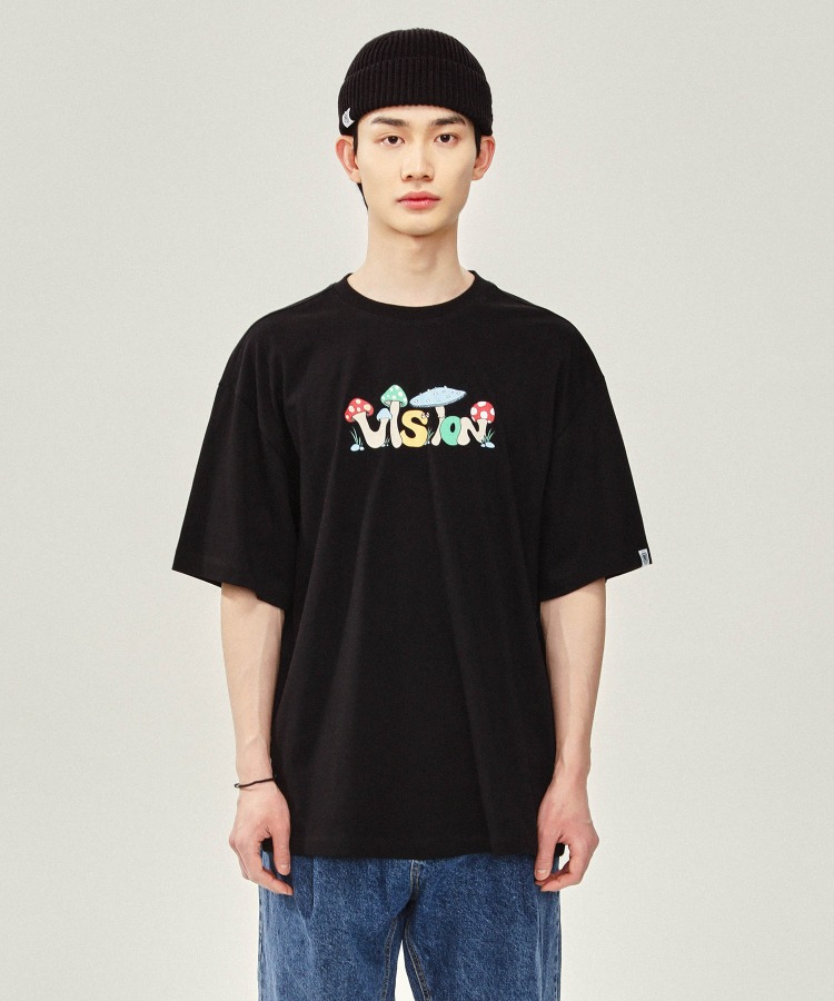 VSW Mushroom T-Shirts Black