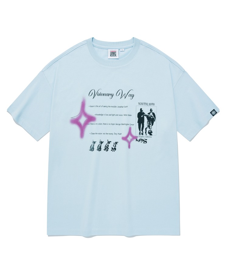VSW Way T-Shirts Sky Blue