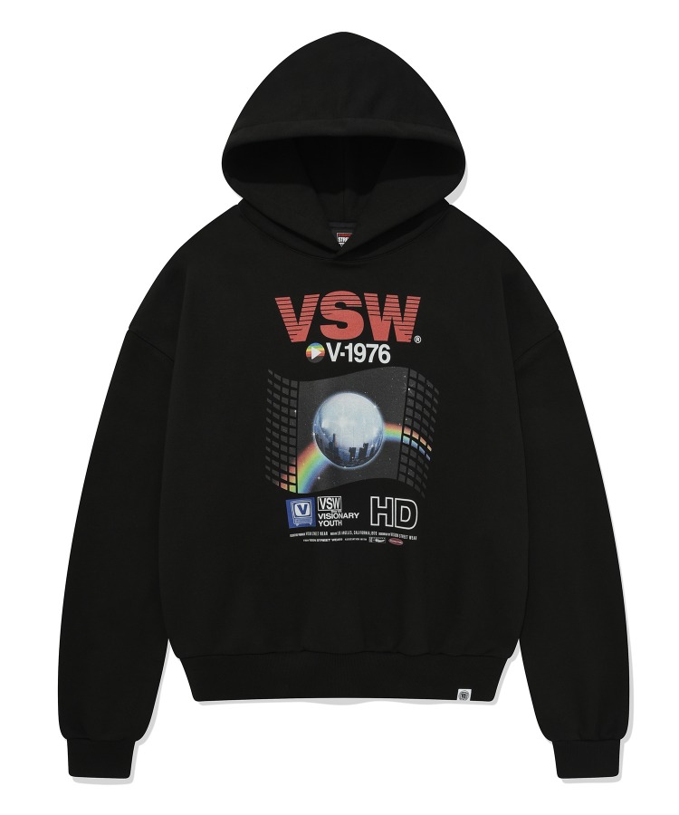 VSW Retro VHS Hoodie Black