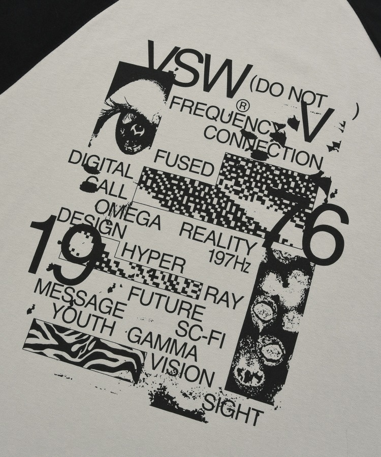 VSW Text Graphic Long Sleeve Warm Gray